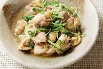 鶏　水菜 -335
